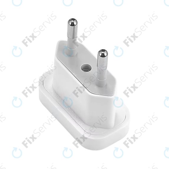 220V Napájací adaptér z US do EU (Biely)