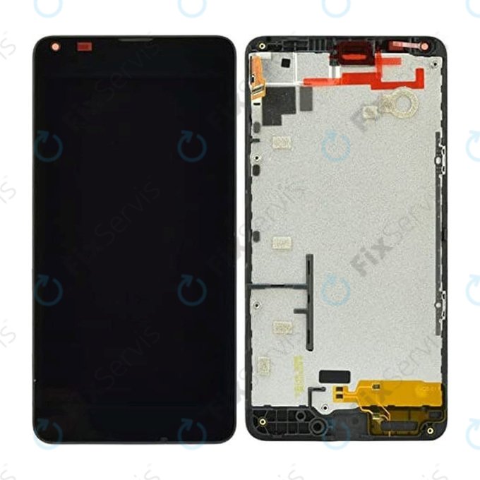 Microsoft Lumia 640 - LCD Displej + Dotykové Sklo + Rám (Black) TFT