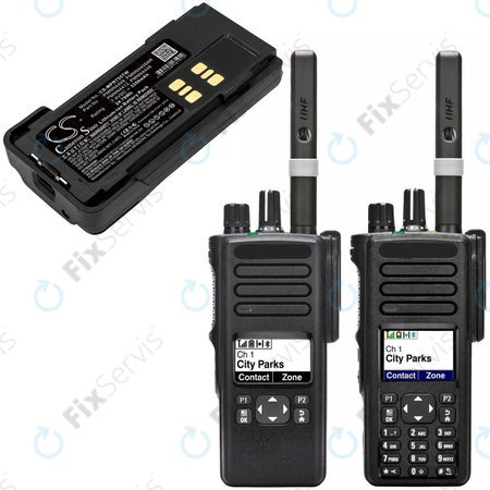 Batéria pre Motorola DP2600, 4000, 4600, 4800, XPR3000, XPR3300, 3350mAh, Li-Ion, 7.4V, PMNN4409, HQ
