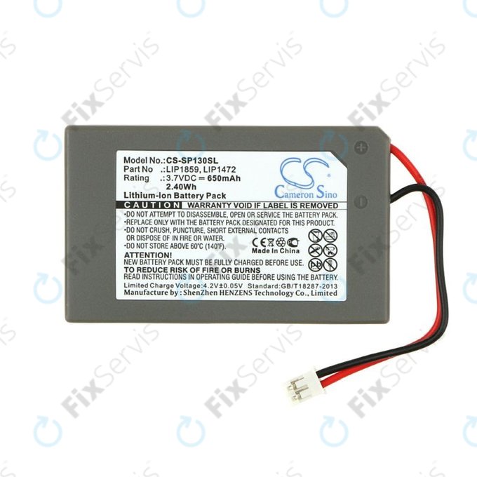 Batéria pre Sony PlayStation 3, 650mAh, Li-Ion, 3.7V, LIP1859, HQ