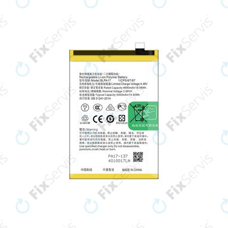 Realme C67 - Batéria 5000mAh
