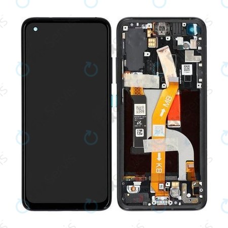 Asus Zenfone 8 ZS590KS - LCD Displej + Dotykové Sklo + Rám (Obsidian Black) - 90AI0061-R20010 Genuine Service Pack
