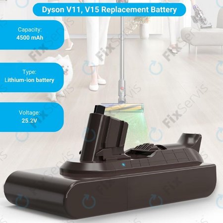 Dyson V11, V15 - Batéria SV15, SV18, 970938-01 Li-Ion 25.2V 4500mAh