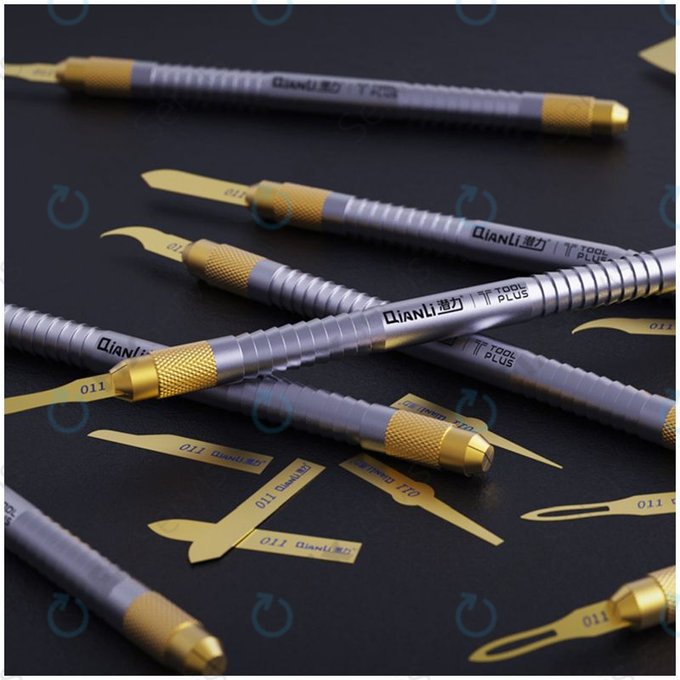 QianLi ToolPlus 011 - Ručne Leštené Čepele s Rukoväťou 16v1