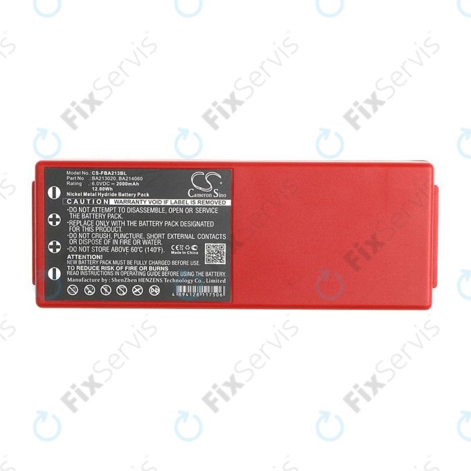 Batéria pre HBC Radiomatic Spectrum, 2000mAh, Ni-MH, 6V, BA214061, HQ