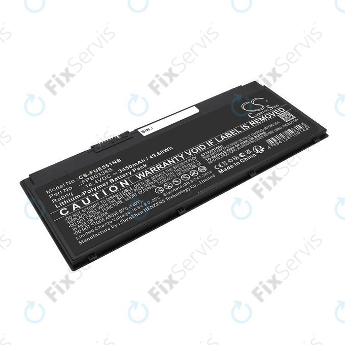 Batéria pre Fujitsu Lifebook E4411, E448, E458, 3450mAh, Li-Pol, 14.4V, FPB0338S, HQ