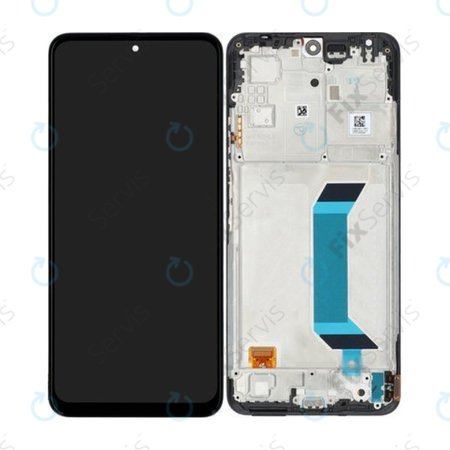 Xiaomi Redmi Note 12 5G - LCD Displej + Dotykové Sklo + Rám (Black) - 560001M17P00 Genuine Service Pack