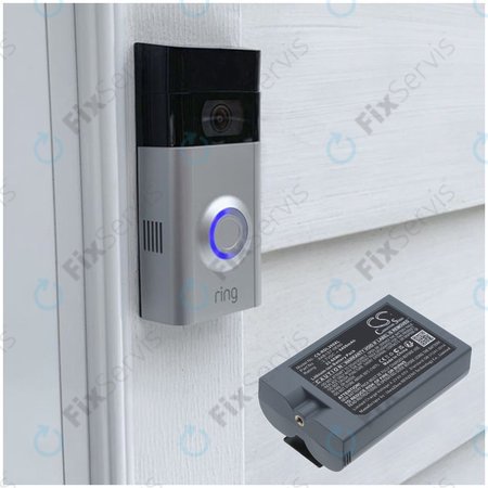 Batéria pre Ring Video Doorbell 2, 3, 4, 6400mAh, Li-Ion, 3.7V, 8AB1S7-0EN0, HQ