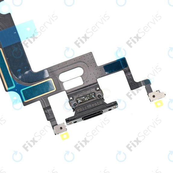 Apple iPhone XR - Nabíjací Konektor + Flex Kábel (Black)