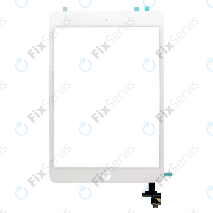 Apple iPad Mini, Mini 2 - Dotykové Sklo + IC Konektor (White)