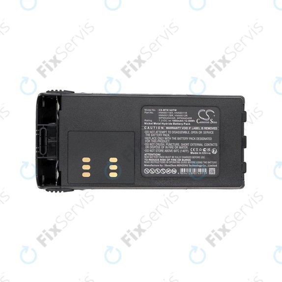 Batéria pre Motorola GP1280, GP140, GP320, GP540, HT1200, MTX850, Pro5150, 1800mAh, Ni-MH, 7.2V, HNN9011BR, HQ