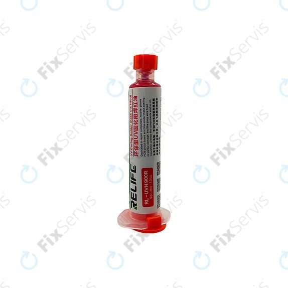 Relife RL-UVH900R - UV Vytvrditeľná Spájkovacia Maska - 10ml (Červená)