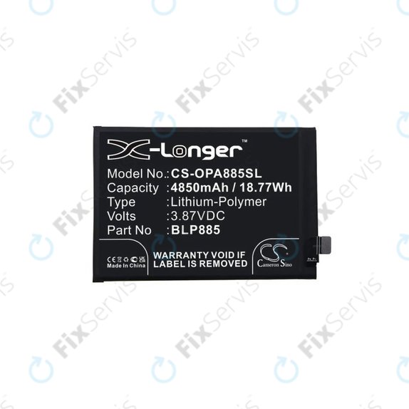 Oppo A96 CPH2333 - Batéria BLP885 4850mAh HQ