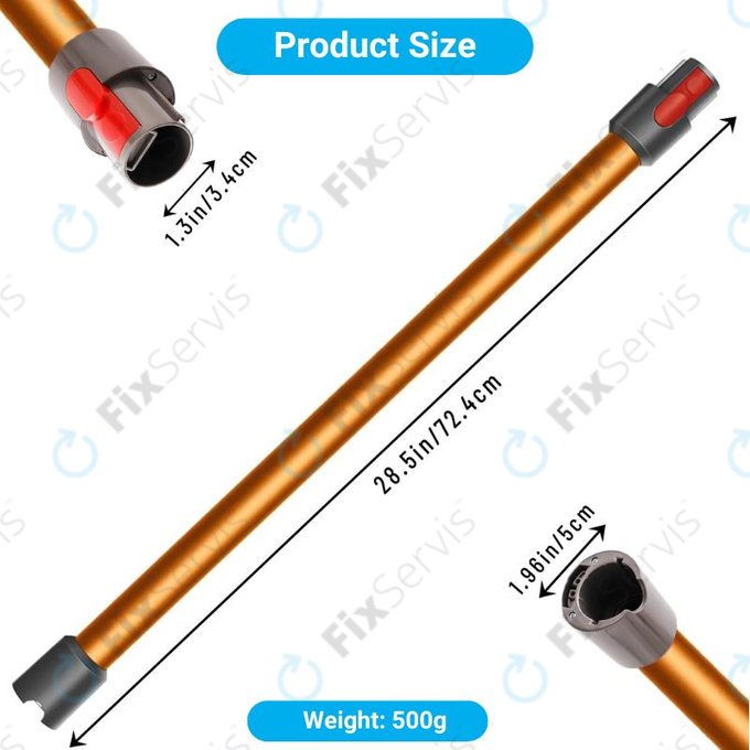 Dyson V-series, Outsize - Sacia Tyč (Oranžová)