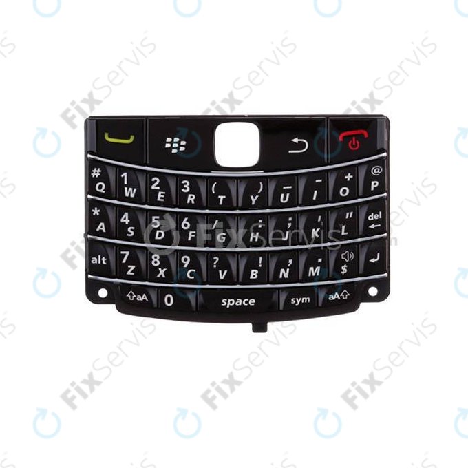 Blackberry Bold Touch 9900 - Zadný kryt (Black)