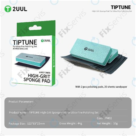 Sada mikro-brúsnych podložiek na jemné leštenie, 2UUL FM02