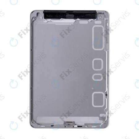 Apple iPad Mini 3 - Zadný Housing 4G Verzia (Space Gray)