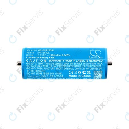 Batéria pre Braun Silk-épil 5, Silk-épil 7, Silk-épil 9, 1900mAh, Li-Ion, 3.6V, UR18500L, HQ