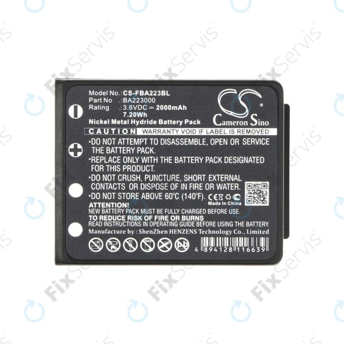 HBC Radiomatic Keynote, Linus 4, Micron 4, 5, 6, 7, Patrol D, Quadrix, Vector Pro - Batéria BA223000, BA223030, FUB6 2000mAh HQ