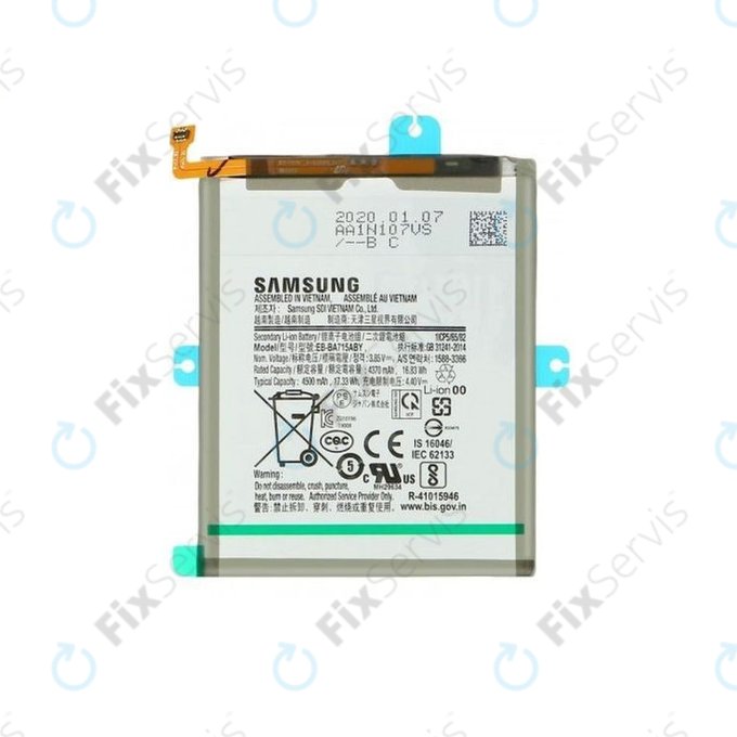 Samsung Galaxy A71 A715F - Batéria EB-BA715ABY 4500mAh - GH82-22153A Genuine Service Pack
