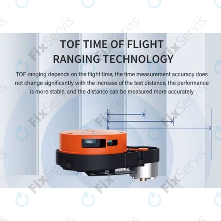 Xiaomi Roborock S4 Max, S5, S5 Max, S6, S6 MaxV, S6 Pure, S7, Mijia 1S - Lasérový Senzor Vzdialenosti