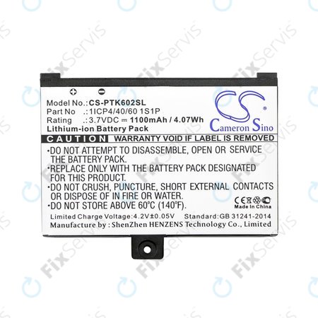 PocketBook Pro 602, 603, 612, 902, 903, 912, 920, 920.W - Batéria 1ICP4/40/60 1S1P 1100mAh HQ