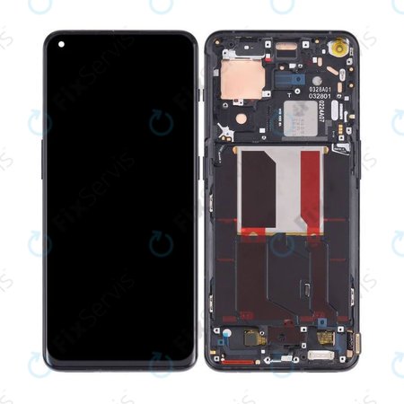 OnePlus 10 Pro NE2210 NE221 - LCD Displej + Dotykové Sklo + Rám (Volcanic Black) OLED