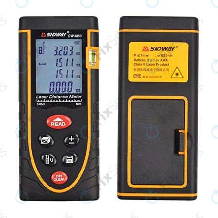 SNDWay SW-M60 - Vysoko Presné Laserové Pravítko (60m)