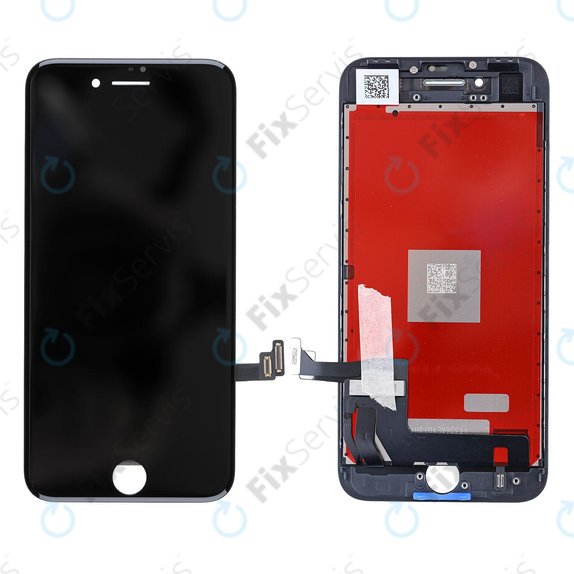 Displej pre iPhone 8, SE (2020), SE (2022), Black, Dotykové sklo s rámom, Refurbished