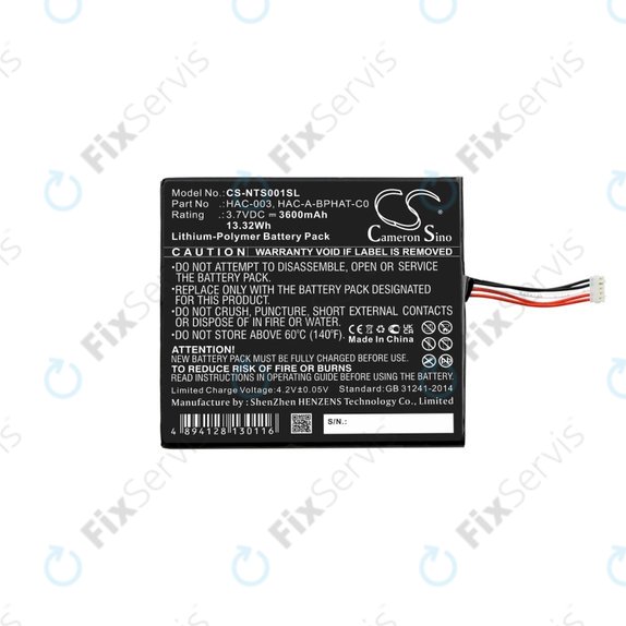 Nintendo Switch - Batéria HAC-003 3600mAh HQ