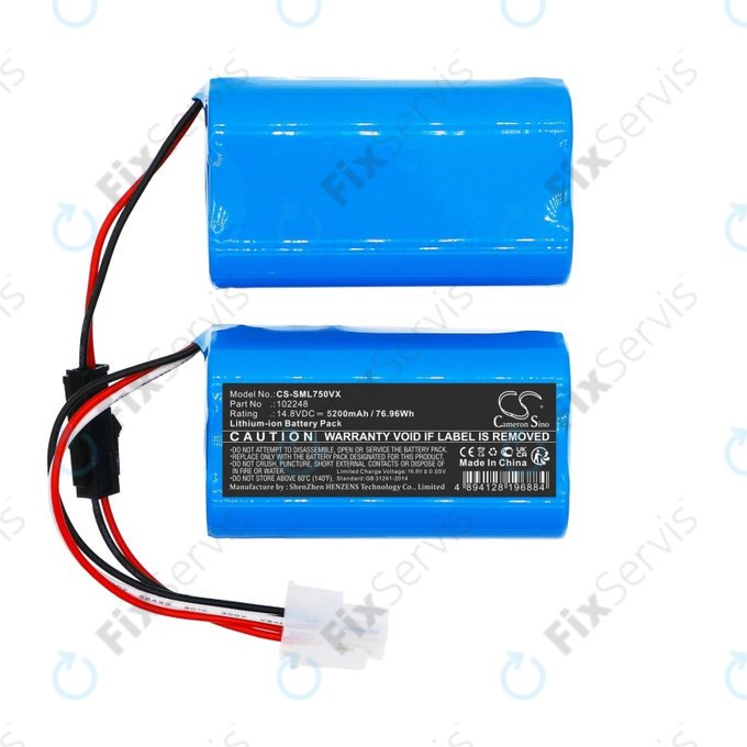 Batéria pre Symbo Laserbot 750, 5200mAh, Li-Ion, 14.8V, 102248, HQ