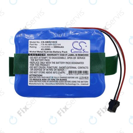 Batéria pre Sencor SVC9031BK, Bobsweep, Carneo, Samba, Vileda, Wisdom, 3000mAh, Ni-MH, 14.4V, YX-NI-022144-COR, HQ