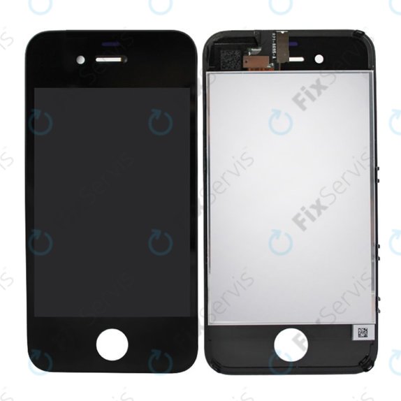 Apple iPhone 4S - LCD Displej + Dotykové Sklo + Rám (Black) TFT