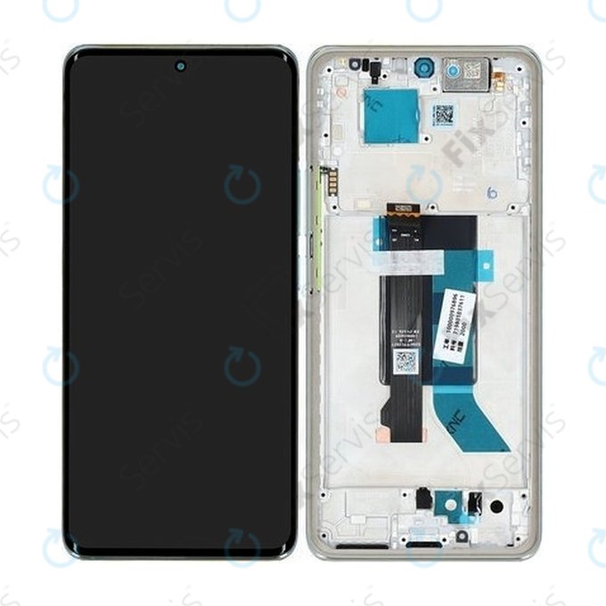 Xiaomi Redmi Note 14 Pro 5G 24090RA29G - LCD Displej + Dotykové Sklo + Rám (Coral Green) - 56002500O1600 Genuine Service Pack