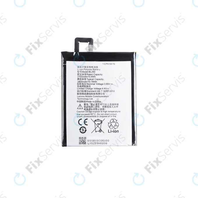 Lenovo VIBE S1 Lite - Batéria BL260 2800mAh