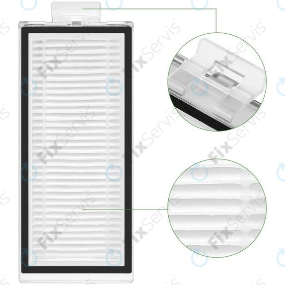 Sada náhradných dielov pre Xiaomi Roborock Q7+, Q7 Max, Q7 Max+ (2x Hlavná kefa, 4x Filter, 4x Bočná kefa - Biela, 4x Mopovacia utierka, 4x Prachové vrecko)