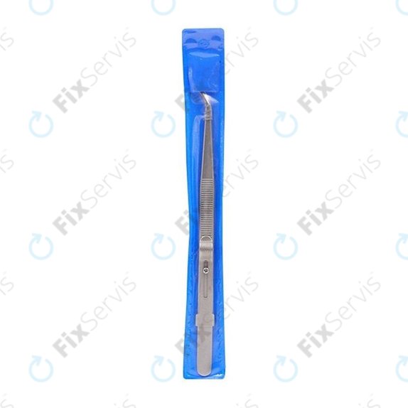 Profesionálna Pinzeta z Nerez Ocele - Prehnutá Špička (162mm)