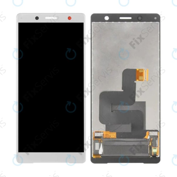Sony Xperia XZ2 Compact - LCD Displej + Dotykové Sklo (Silver) TFT