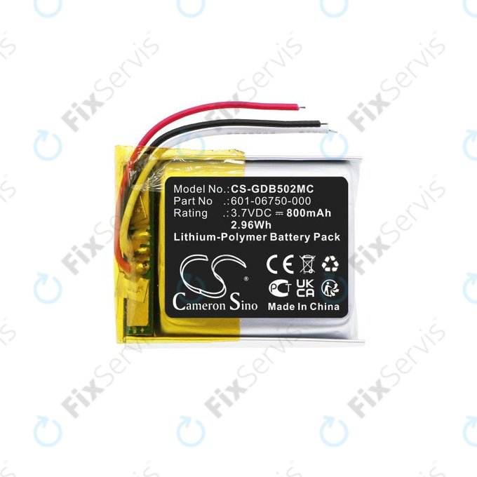 Batéria pre GoPro Hero 4 Session, Hero 5 Session, 800mAh, Li-Pol, 3.7V, 601-06750-000, HQ