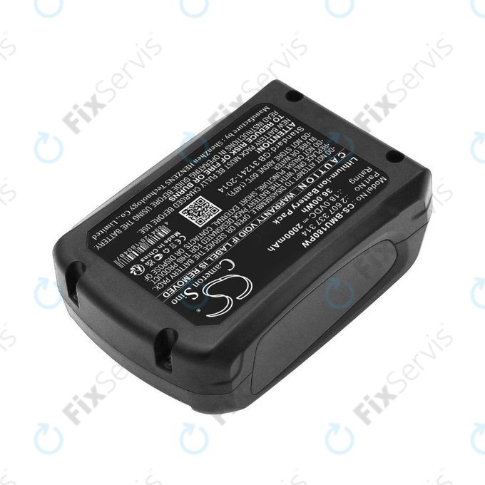Bosch 18V  - Batéria 2 607 337 314 Li-Ion 18.0V 2000mAh HQ