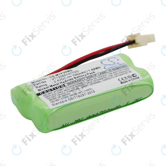 Batéria pre Motorola MBP20, 700mAh, Ni-MH, 2.4V, VT1208014770G, HQ
