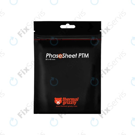 Teplovodivá podložka 50x40x0,2mm, Thermal Grizzly PhaseSheet PTM