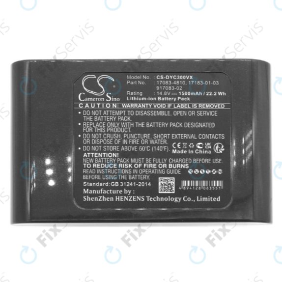Dyson DC30, DC35 - Batéria 17083-4810, 17183-01-03, 917083-02 Li-Ion 14.8V 1500mAh HQ