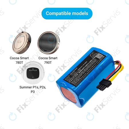 Proscenic Cocoa Smart 780T, 790T, Summer P1s, P2s - Batéria VR1717 Li-Ion 14.8V 2600mAh HQ
