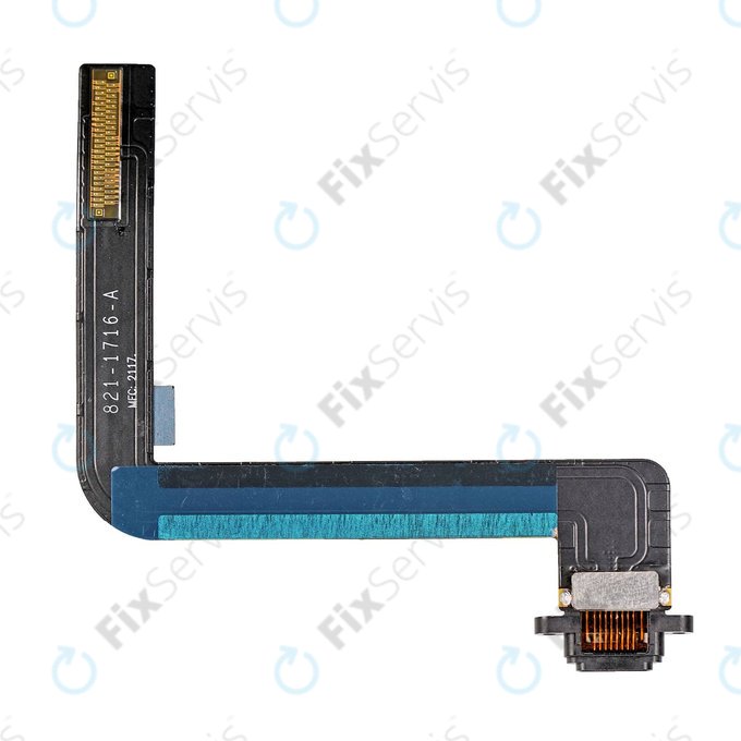 Apple iPad (6th Gen 2018) - Nabíjací Konektor + Flex Kábel (Black)