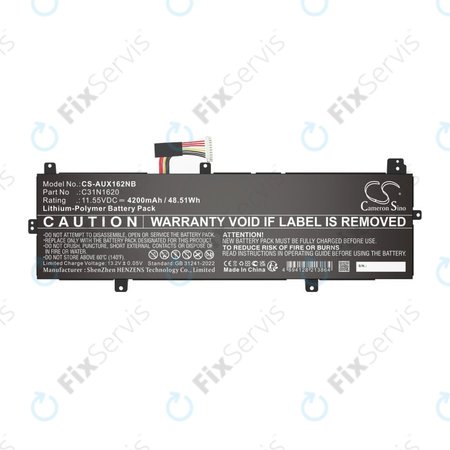 Batéria pre Asus BX430, Expertbook B5440fa, P5240ua-1a, 4200mAh, Li-Pol, 11.55V, C31N1620, HQ