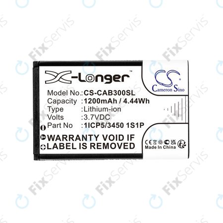 Batéria pre Cat B30, 1200mAh, Li-Ion, 3.7V, 1ICP5/3450 1S1P, HQ