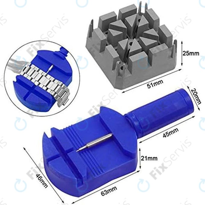 Sada hodinárskych nástrojov na opravu hodiniek - 16ks