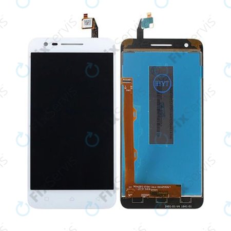 Lenovo C2 K10a40 - LCD Displej + Dotykové Sklo (White) TFT