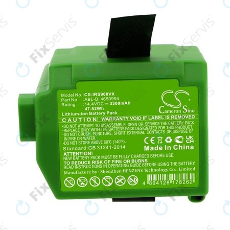 iRobot Roomba S9,S9+ - Batéria ABL-B, 4650994 Li-Ion 14.4V 3300mAh HQ